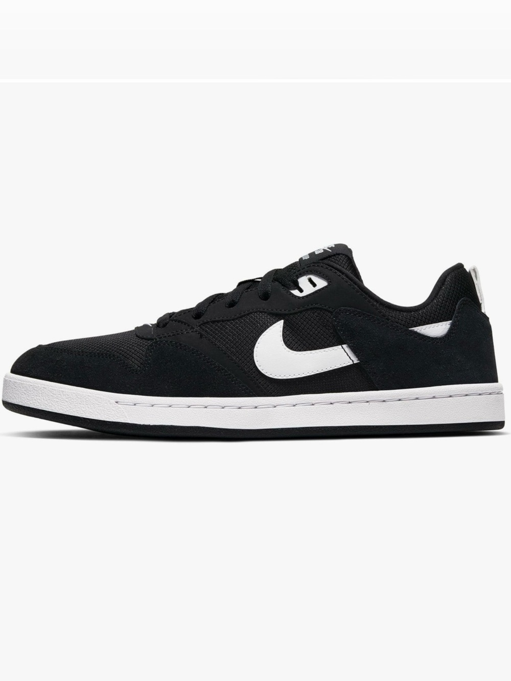 Nike SB ALLEYOOP Black with White Swoosh Low-Top Trainer
